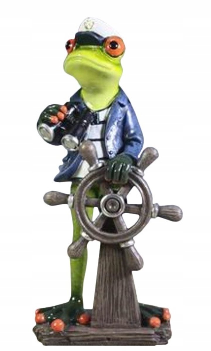 Decoratieve Kikker Zeeman Figuur - Vrolijke Maritieme Decoratie