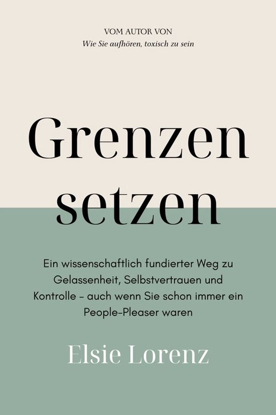 Grenzen setzen - cover