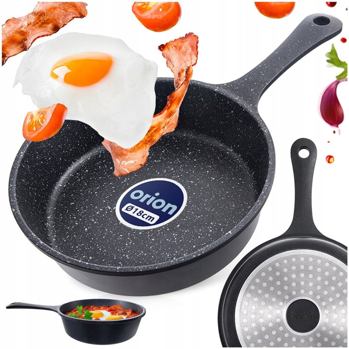 Orion Grande Granieten Koekenpan 18cm - Geschikt voor alle warmtebronnen