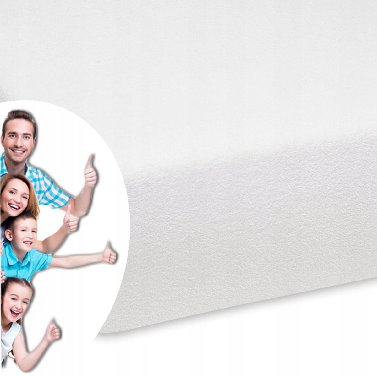 Fijne Frotte Hoeslaken met Elastiek 200x220 cm