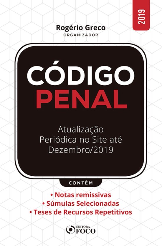 Código penal - 1 ed - 2019. - cover