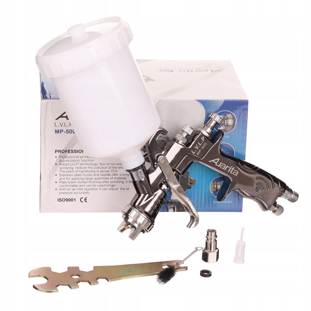 Auarita MP-500 LVLP Spuitpistool 1.1mm - Professioneel Lakken