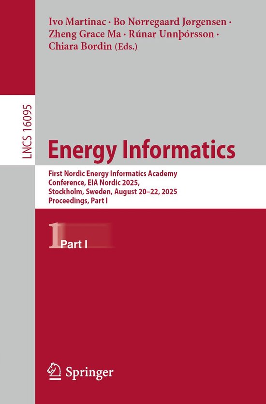 Springer Nature Proceedings Computer Science 1 - Energy Info ... - cover