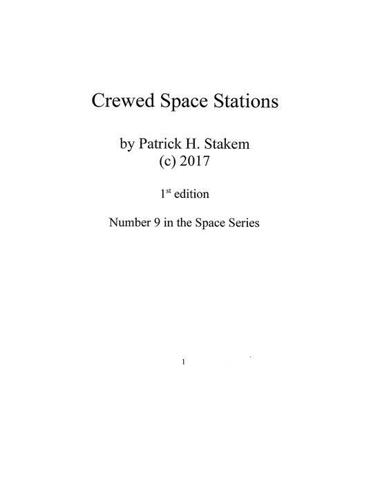 Space - Crewed Space Stations - cover