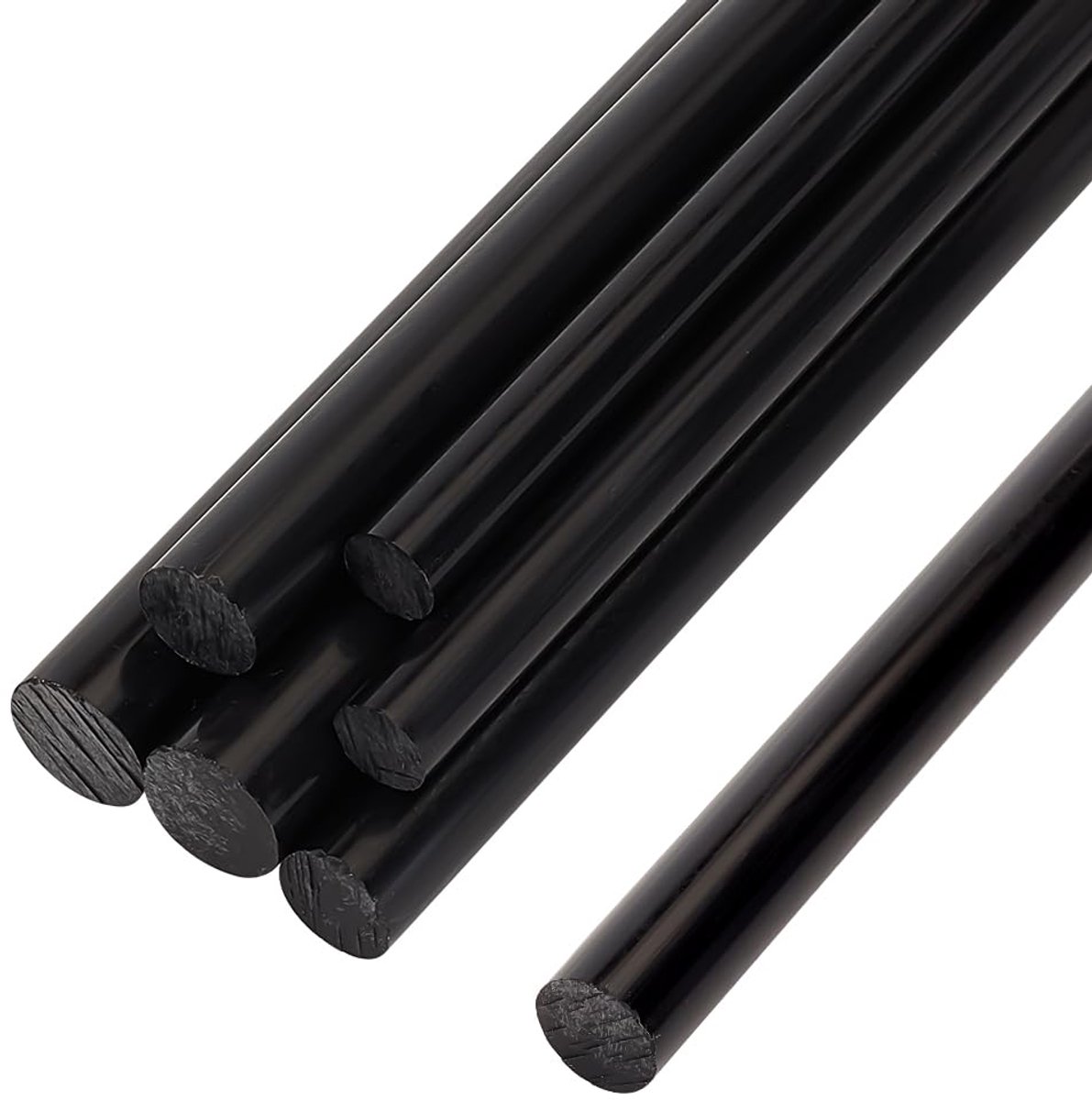 Acetaal-Copolymeerstaaf 6 Stuks - 3 Maten 8 mm, 10 mm, 12 mm Diameter x 30 cm Lengte