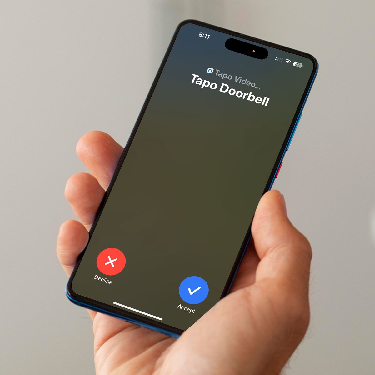Tapo D205 draadloze video deurbel op batterij - 2K Video - Zonder Abonnement - AI detectie- IP54 - Slimme deurbel – foto 5