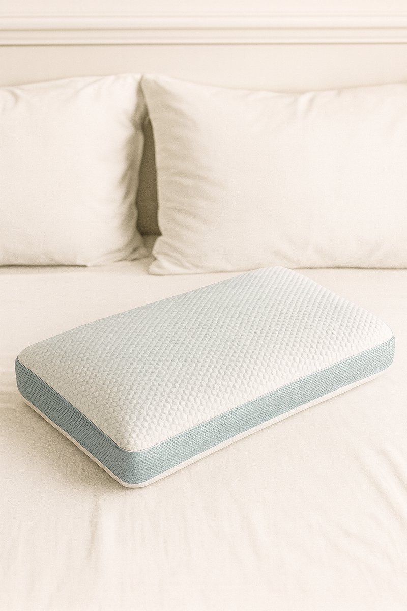 Mevaz Memory Foam Kussen – Luxe Hoofdkussen met Cooling Gel Pad – Ergonomisch – 60 x 40 x 14 cm