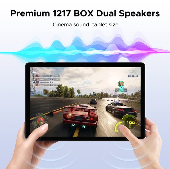 Doogee Tab G6-Android 15 Tablet-11 inth +90Hz - 4G LTE -6GB RAM+256 GB ROM (2TB TF) - Dubbele luidsprekers -8000 mAh- T7250 octa-core - 5G WiFi - BT5.0- Grijs van Merkloos — afbeelding 3