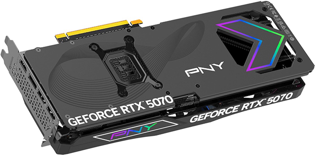 Pny Geforce Rtx 5070 Epic-X Rgb Oc Nvidia 12 Gb Gddr7 videokaart - afbeelding 4