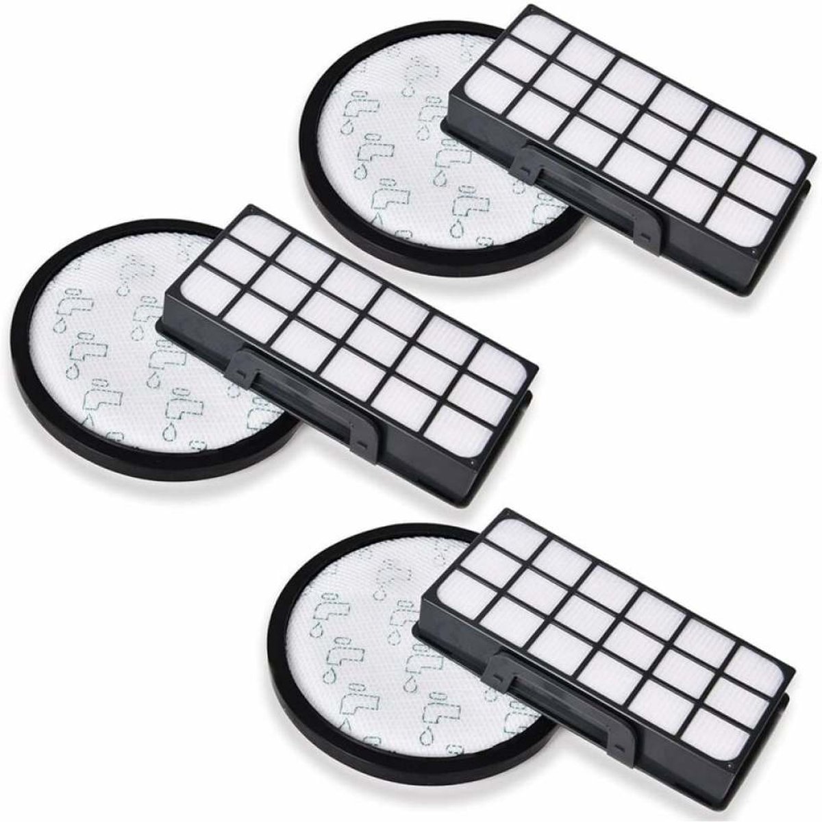 JeiibrZui Wasbare Stofzuigerfilters Voor Rowenta - Hoge Effici毛ntie Voor 101-150 m虏 - Geschikt Voor RO7611 RO7634 RO7623 Modellen