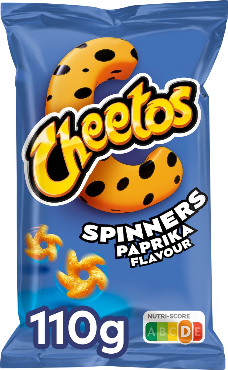 Cheetos Spinners Paprika - Chips - 9 x 110 gram