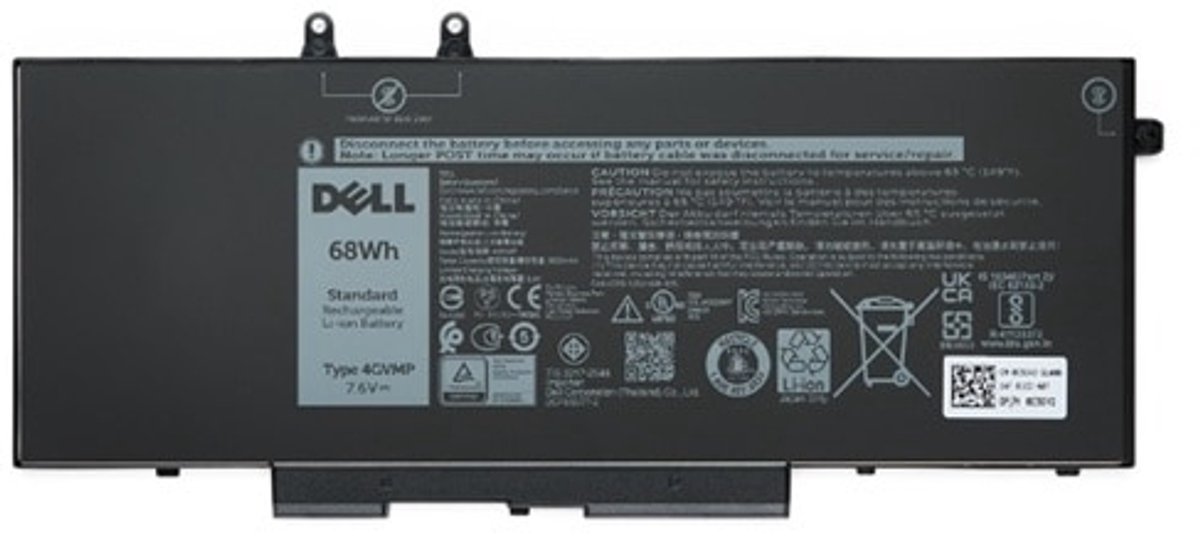 DELL 451-BCNX laptop reserve-onderdeel Batterij/Accu