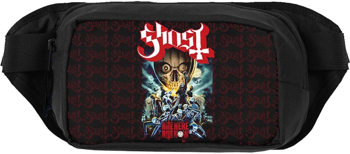 Rocksax Ghost - Rite Here, Rite Now Schoudertas - Zwart/Rood