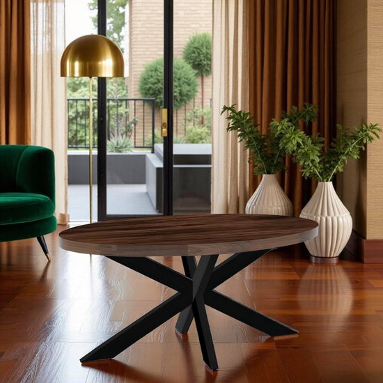 Ovale eettafel - Beau - - De woonwinkel - - De Woonwinkel