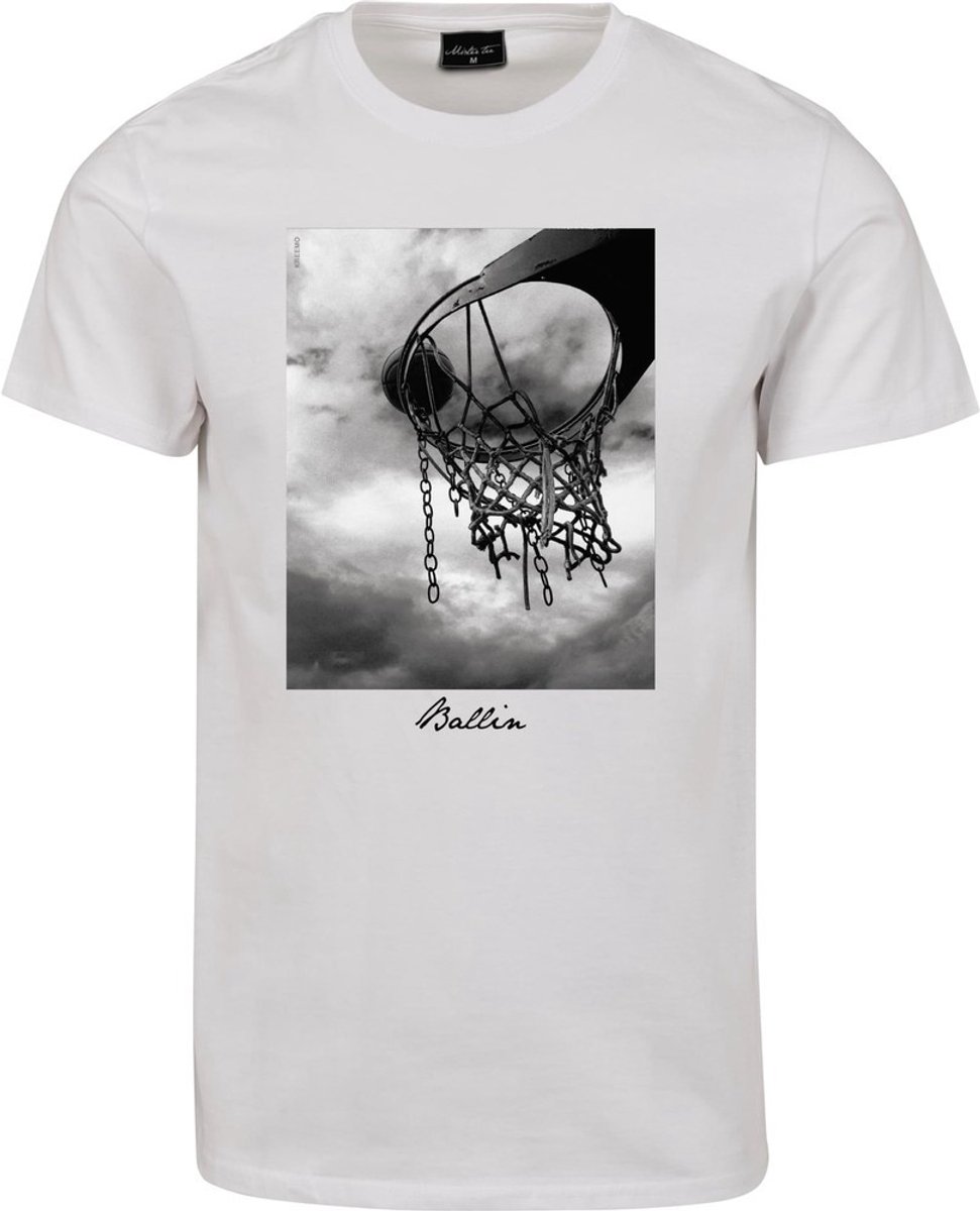 Mister Tee Ballin 2.0 Heren T-shirt XS Wit