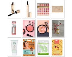 Luxe Beauty Giftset – Complete Make-up Set met Mascara, Lipstick, Oogschaduw, Blush & Verzorgingsmaskers – Ideaal Cadeau voor Vrouwen- giftset- cadeau- rituals- cadeau set