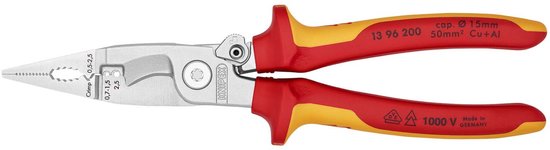 Knipex electro/installatie tang 200mm vde