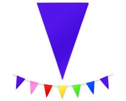 BTH - Slingers - Multi - Slingers Verjaardag - Vlaggenlijn - Verjaardag Versiering - Verjaardag - Vlaggetjes - Decoratie