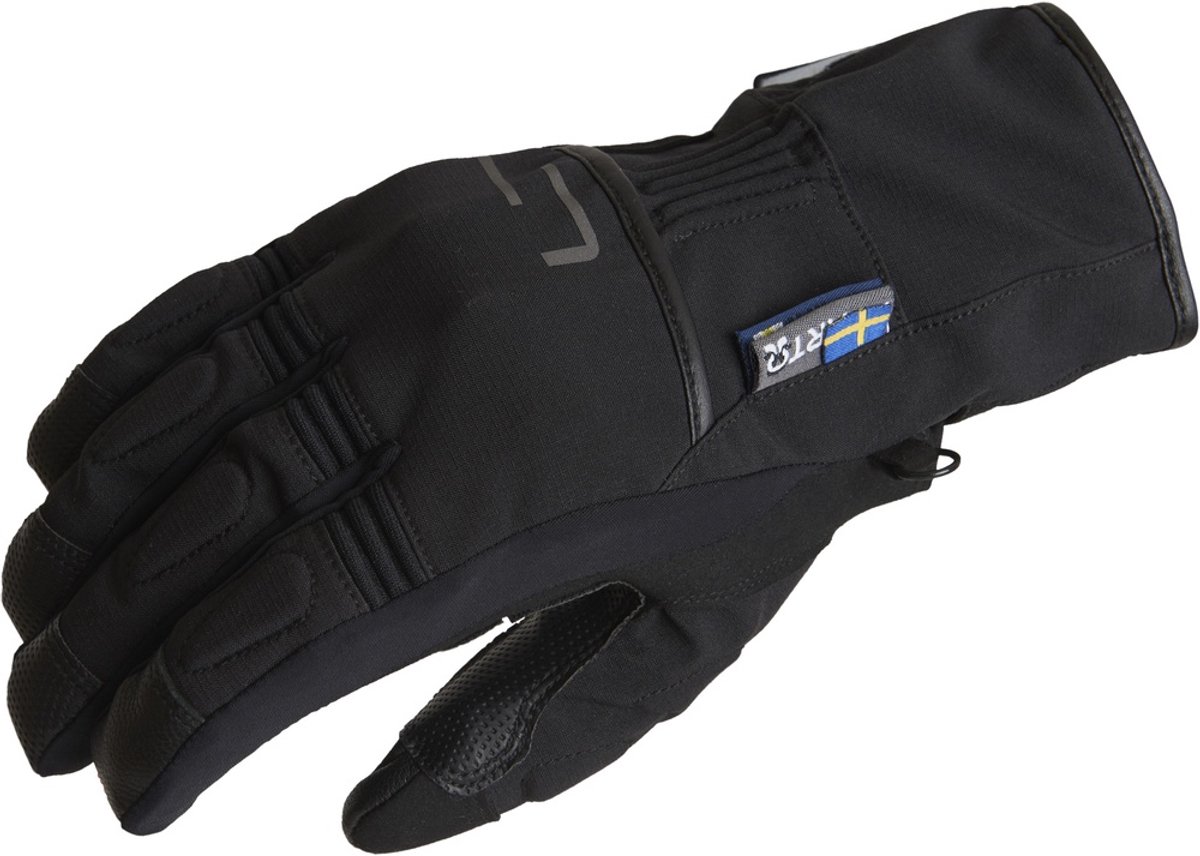Lindstrands Lillmon Zwart Grijs - Handschoen