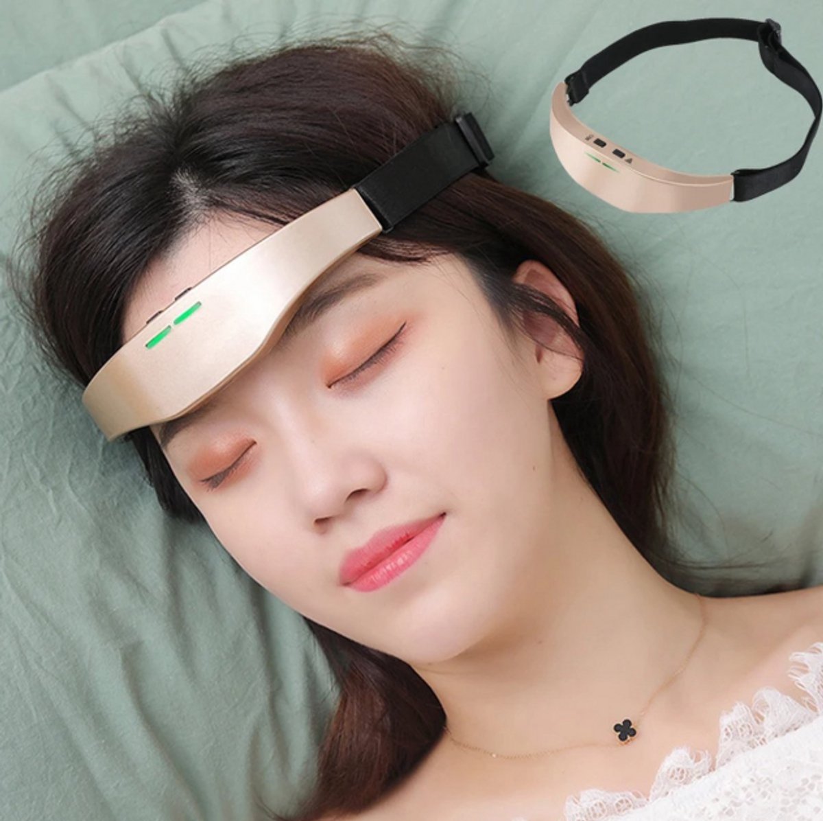 Hoofdmassage voor Hoofdpijn, Migraine en Slapeloosheid – Hersenstimulator Therapie Machine, Verlichting en Ontspanning, Hoofdmassage, Stress Verlichting, Migraine Masseur