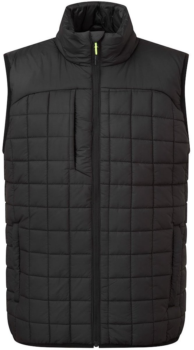 Portwest PW3 Square Baffle Bodywarmer PW339 - Zwart - S