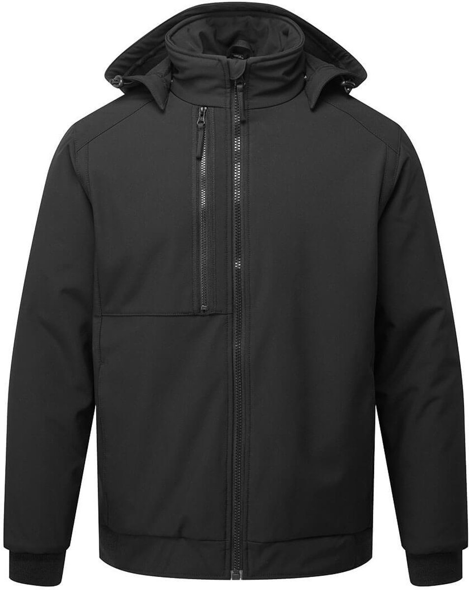 Portwest WX2 Eco Gevoerde Softshell 2 (L) CD874 - Zwart - XL