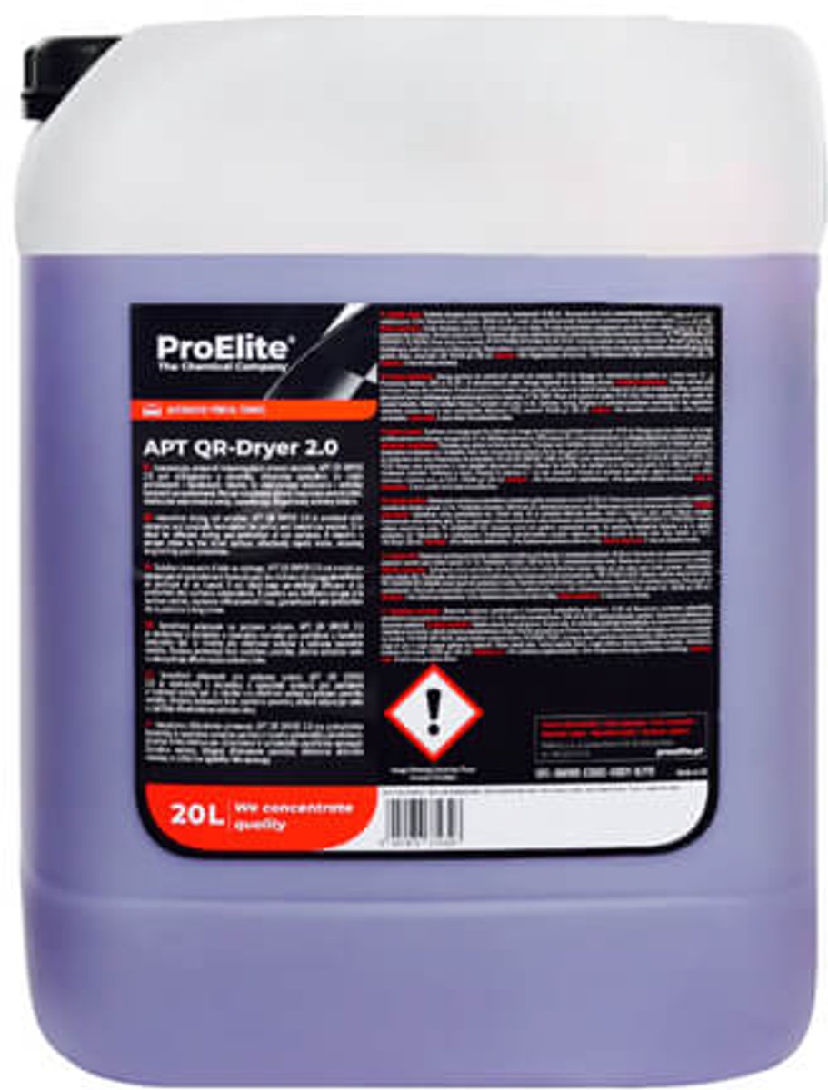 PROELITE APT QR-DRYER 2.0 GEAVANCEERDE DROOGWAX 20L