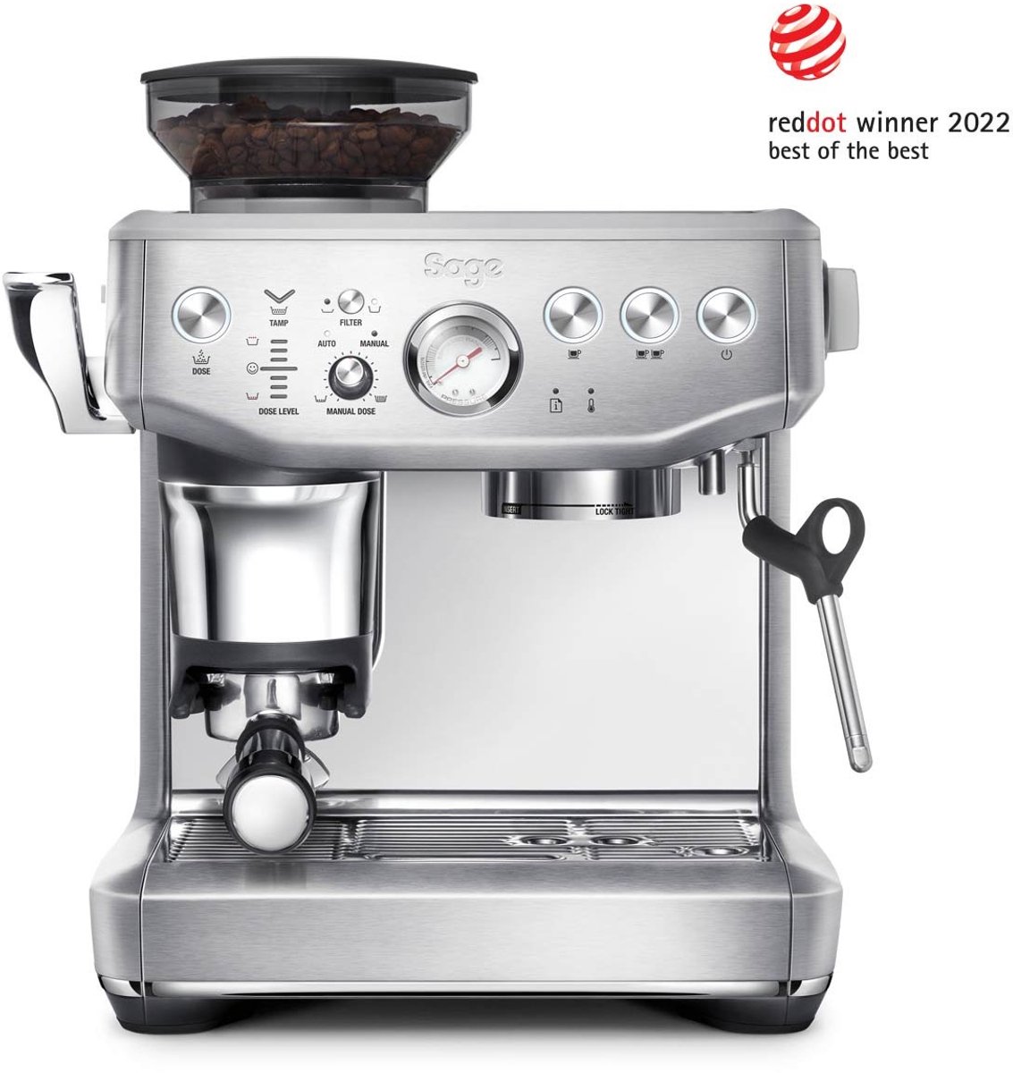 Sage Barista Express Impress Brushed Stainless Steel