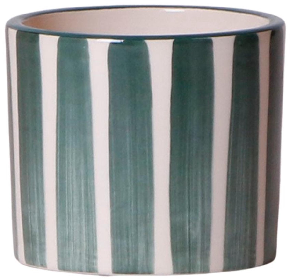 Kolibri Home | Painted stripe - Green - Ø6cm