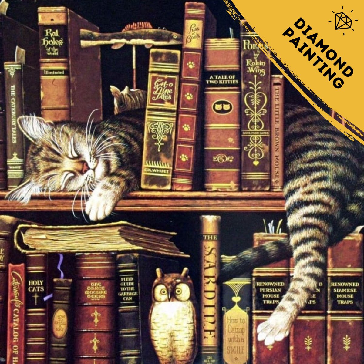 De Hobby Planeet Diamond Painting Dieren 30x40cm - Diamond Painting Volwassenen - Kinderen