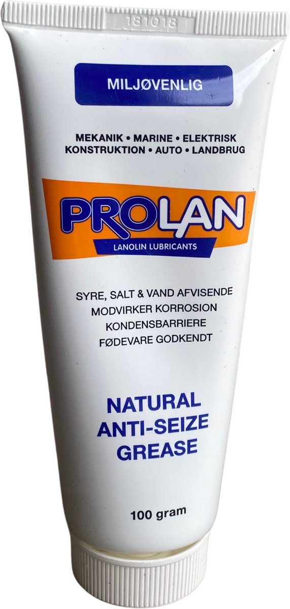 Prolan Lanoline Balsem 100g | Wolvet Crème voor Droge Huid, Lippen, Handen & Voeten | Natuurlijke Lippenbalsem, Tepelverzorging & Huidbescherming