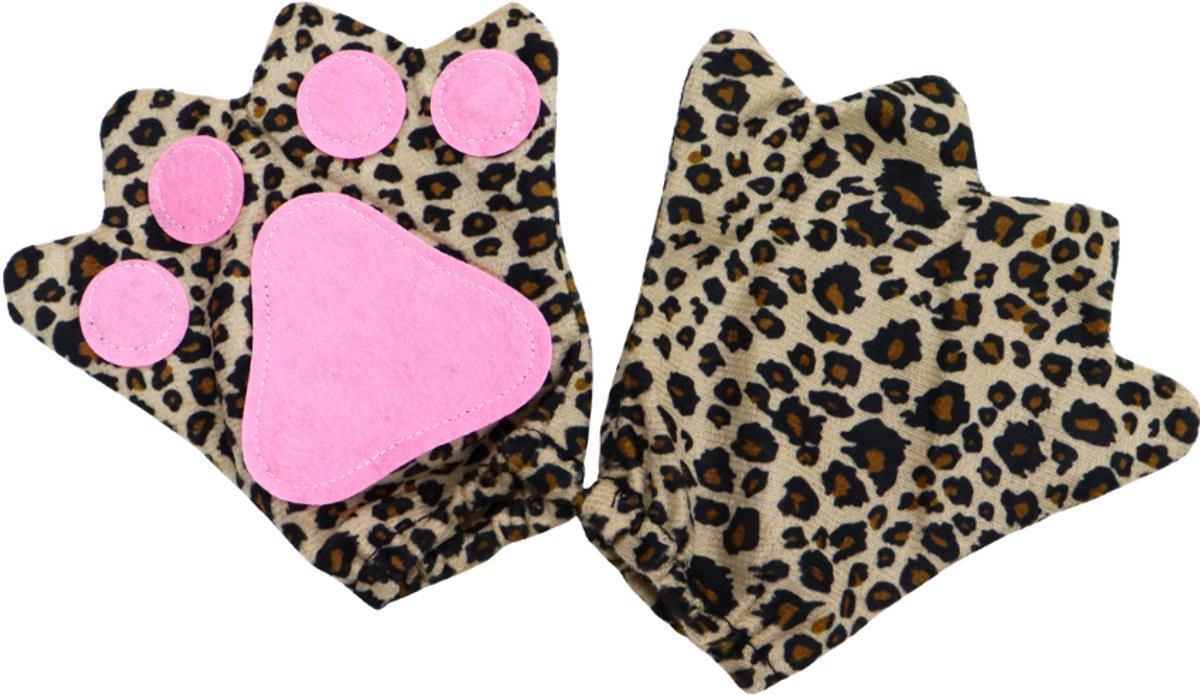 Joya Kids® Panter Verkleed Accessoires | Verkleedset Luipaard | Meisjes en Jongens en Volwassenen Verkleedpak Kat | Carnaval en Halloween Outfit kinderen en volwassen | Haarband met Oren, Staart, Pootjes en Strik | Tijger — afbeelding 9