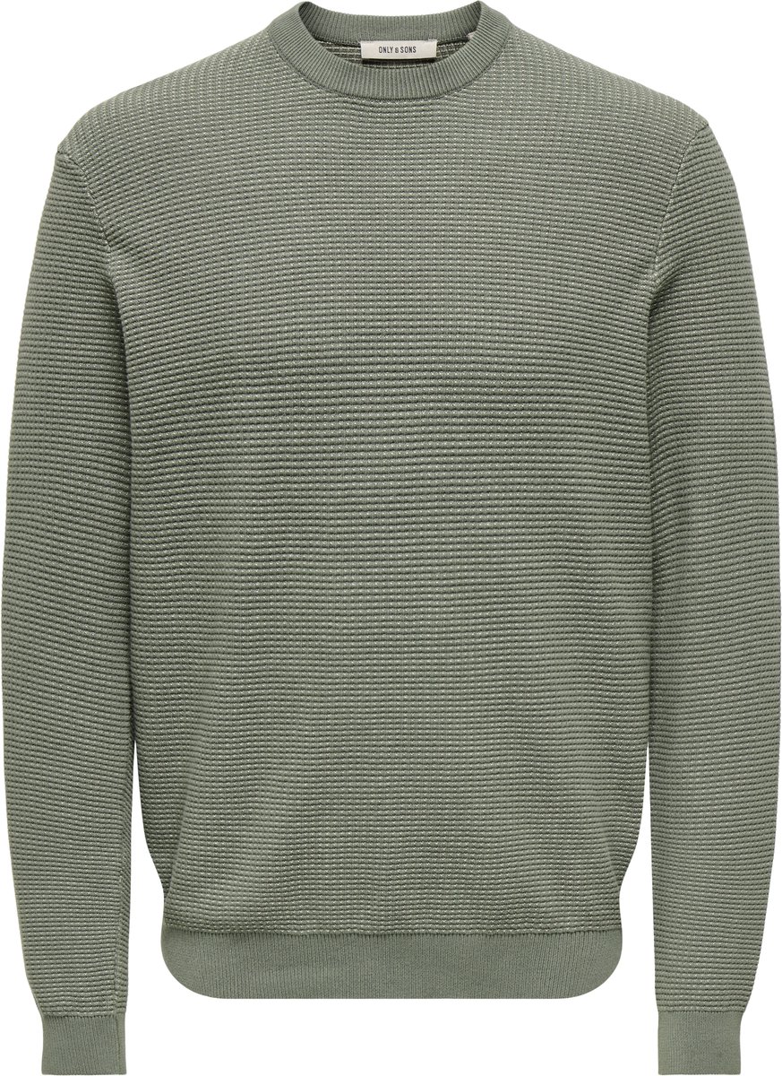 ONLY&SONS - ONSDAVE REG LS CREW NECK KNIT - Heren - Gebreide truien