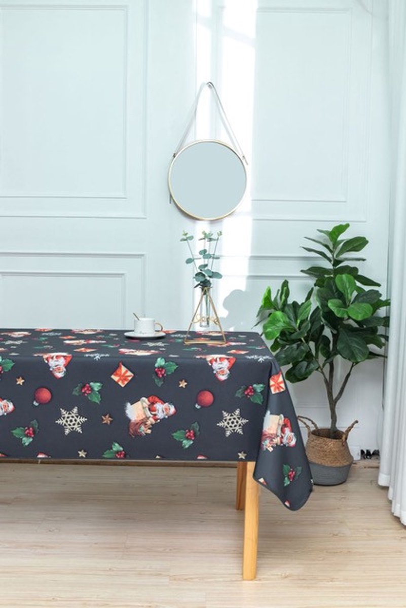 Kersttafelkleed Rond of Rechthoek - Vlekbestendig/Waterdicht Materiaal - Traditie -