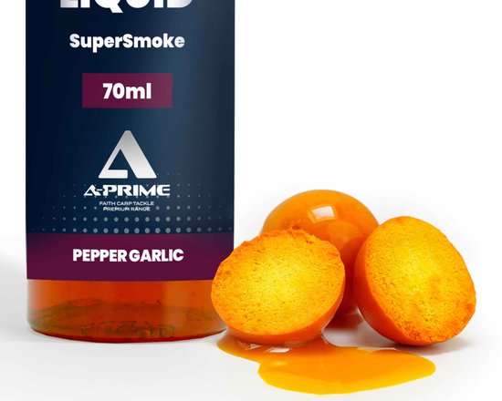 Faith A-Prime SuperSmoke Liquid Garlic/Pepper PVA-Save Active Cloud Smoke Bait Booster Attractive van Faith — afbeelding 4