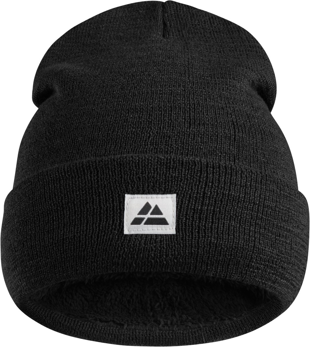 DANISH ENDURANCE Beanie van Gerecycelde Materialen met Polar Fleece - Zwart