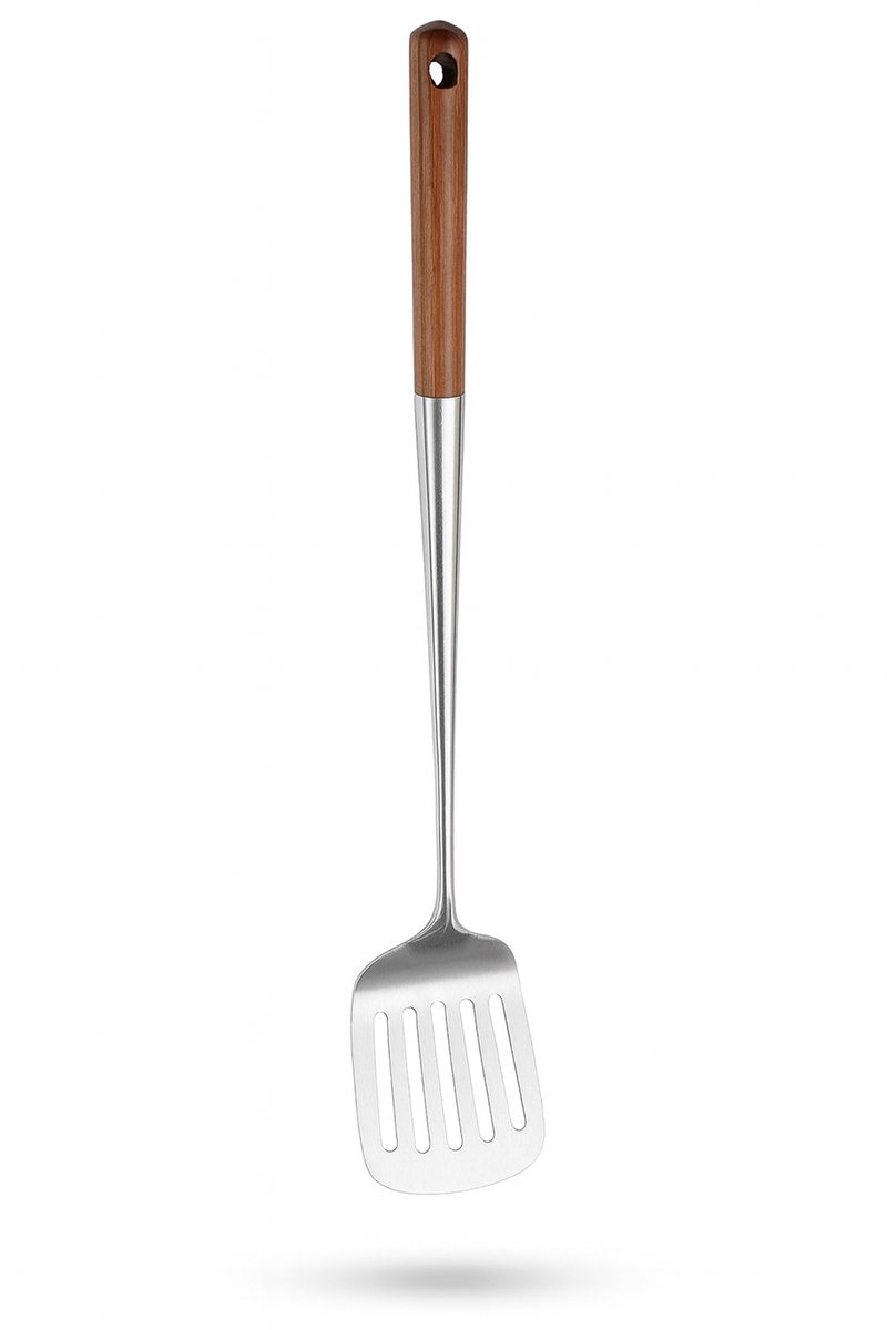 Boeste® RVS Bakspaan / Spatel 43,8 cm – houten greep, duurzaam & ergonomisch