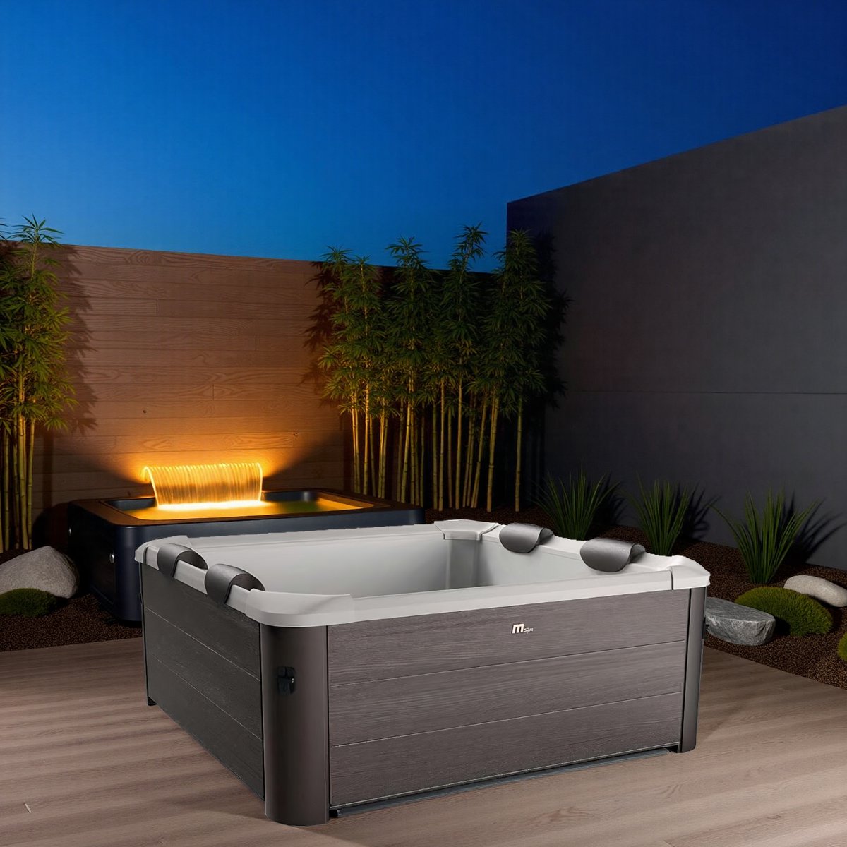 Luxe Opblaasbare Bubbelbad Spa 6 Personen - 130 Jets - Ø 205 - afbeelding 2