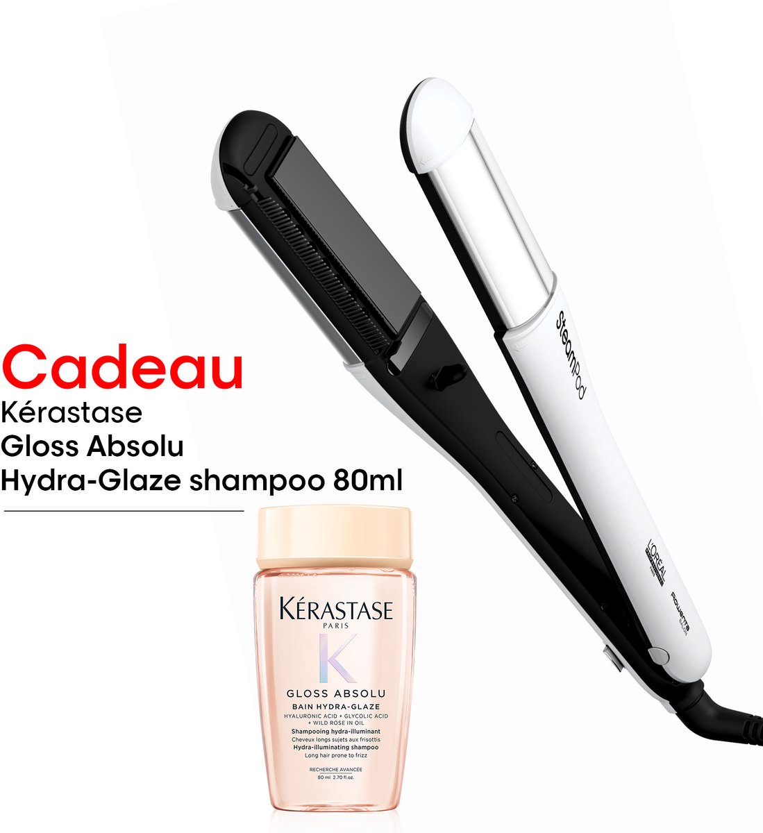 L'Oréal Professionnel SteamPod 4.0 + Shampoo cadeau -