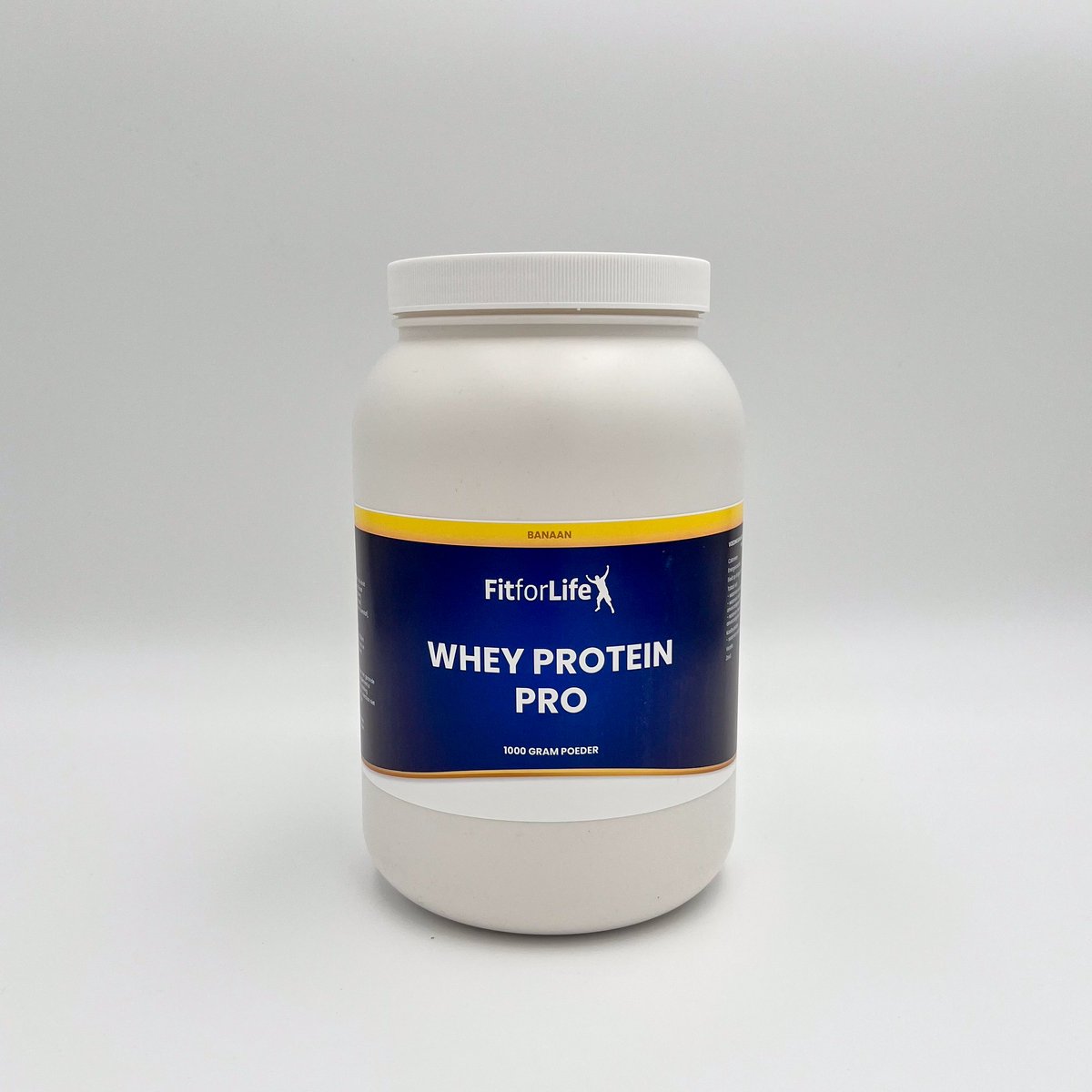 Fit for Life Whey Eiwit Pro Concentraat - Proteïne poeder - Eiwit poeder - Eiwit Shakes - Wei eiwit - Banaan smaak - 1000 gram (30 shakes)