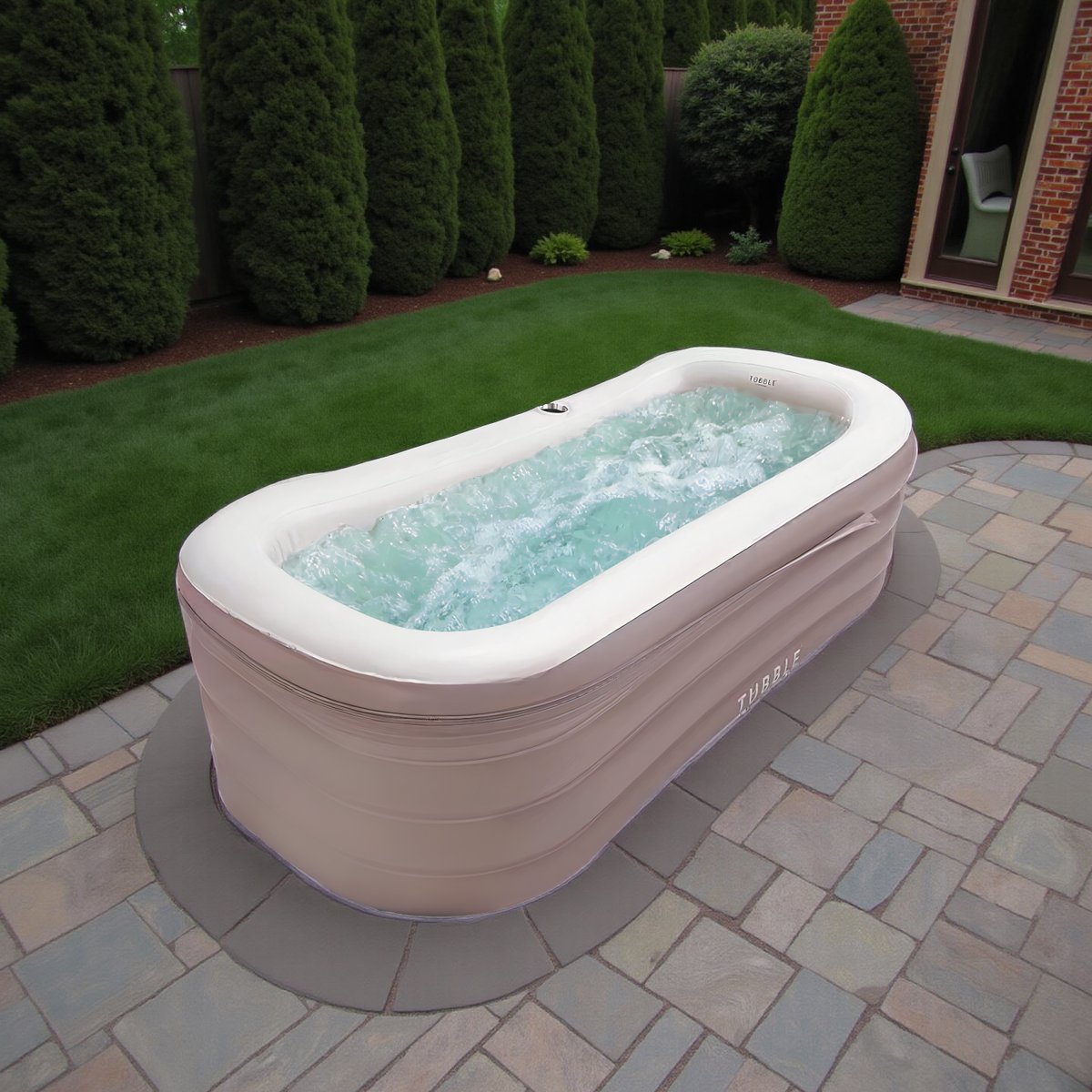 Opblaasbare Whirlpool Bubbelbad 1 Persoon - Luxe Opvouwbaar - afbeelding 2