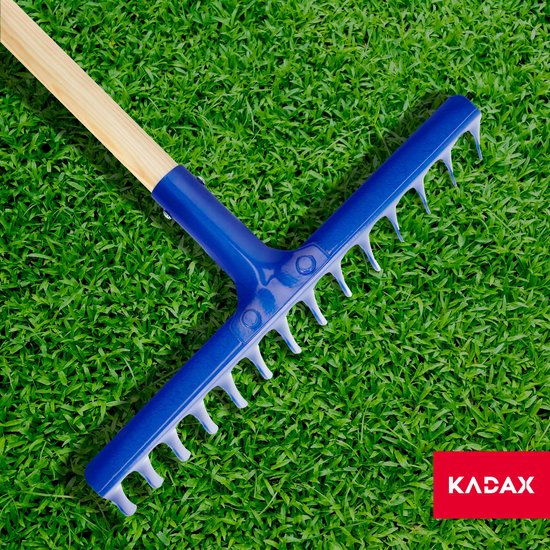 KADAX Tuinhark met 14 tanden, gazonventilator, steellengte 150 cm van Merkloos	 — afbeelding 3