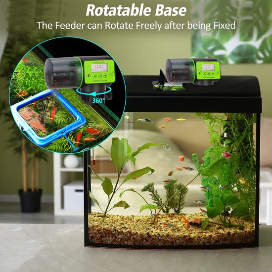 Ycozy Automatische Visvoerautomaat Aquarium Visvoerdispenser Supergemakkelijke Bediening Vis geschikt voor Goudvis/Schildpad|Navi-EV Ycozy Automatische Visvoerautomaat Aquarium Visvoerdispenser Supergemakkelijke Bediening Vis geschikt voor Goudvis/Schildpad|Navi-EV