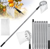 Tête De Cueillette à Fruits 9 Dents - 26 Mm - Alliage Aluminium - Pour Olives, Oranges - Outil De Jardin Longue Perche