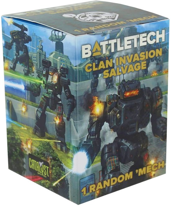 Foto: Battletech clan invasion salvage blindbox miniatuurspel catalyst game labs