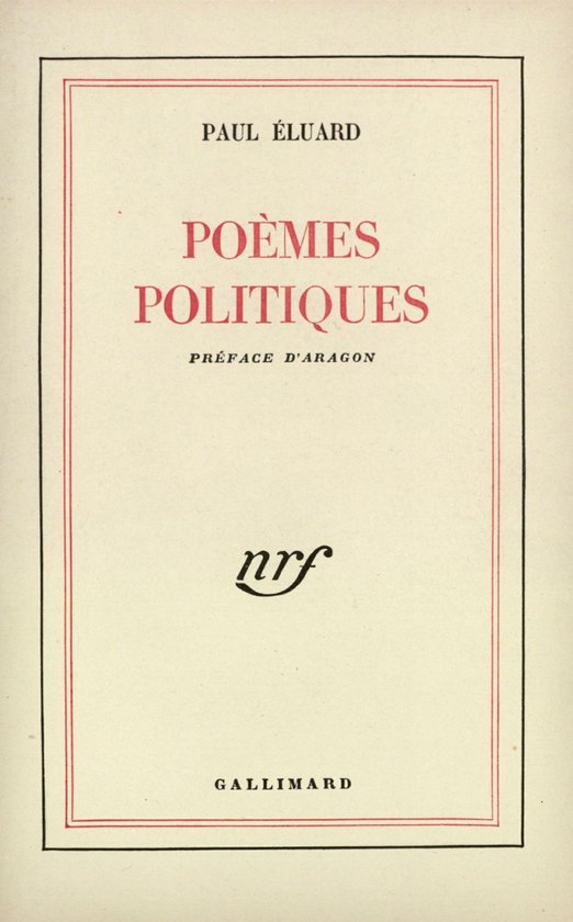 Poèmes politiques - cover