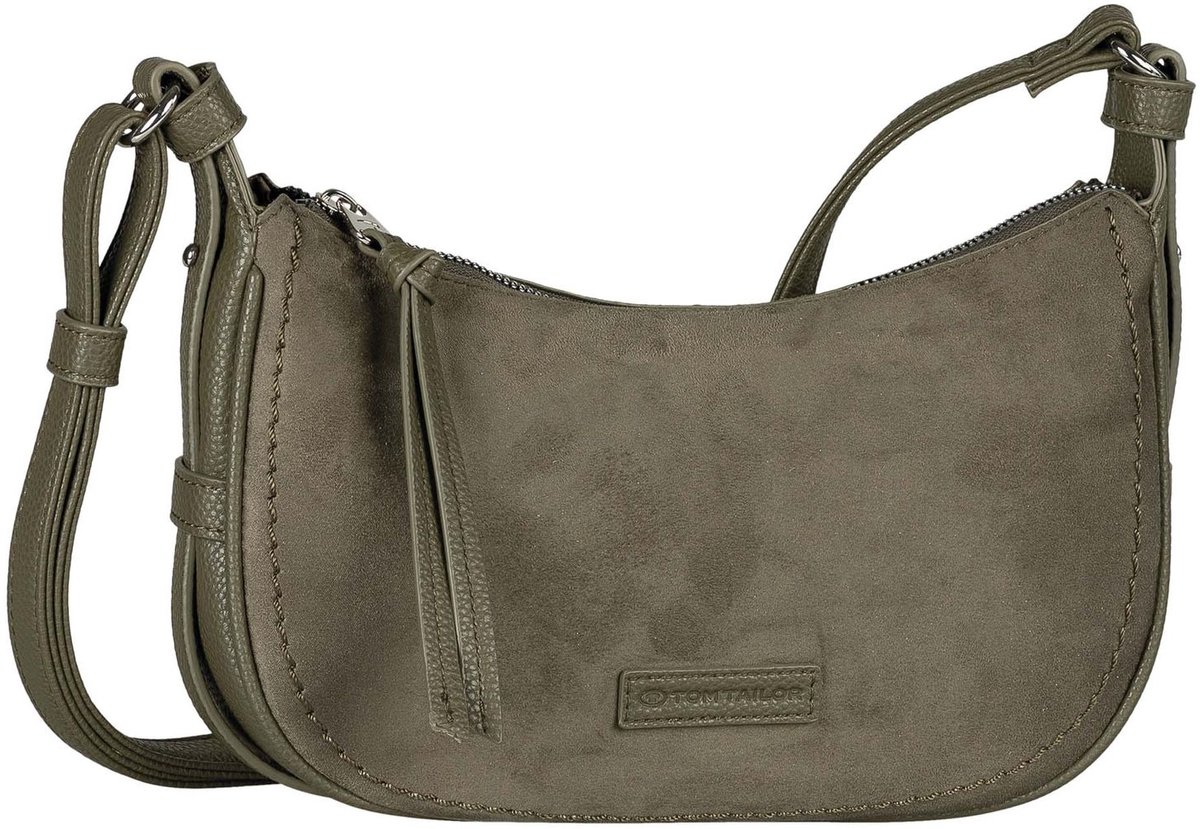 TOM TAILOR schoudertas Lysa Crossbody Bag Khaki olijfgroen