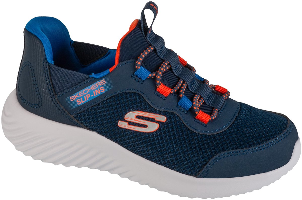 Skechers Slip-Ins: Bounder - Brisk-Burst, voor meisje, Marineblauw, Sneakers, maat: 39