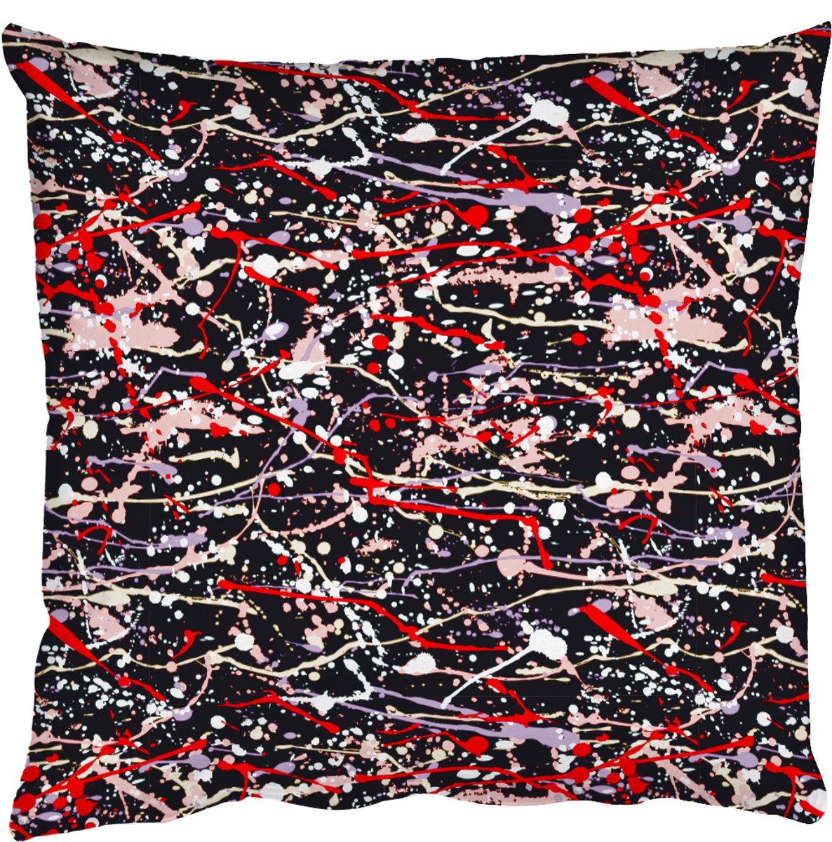 Sierkussens - Kussentjes Woonkamer - 60x60 cm - Spat - Abstract - Waterverf - Zacht