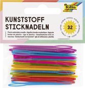50 Aiguilles En Plastique Colorées Pour Enfants Baker Ross - Longueur 6 Cm, Gros œillets, Activités Couture Créative